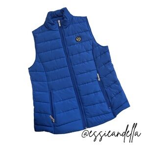 Michael Kors Royal Blue Puffer Vest